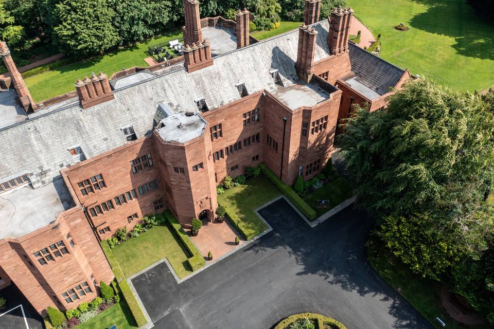 From above