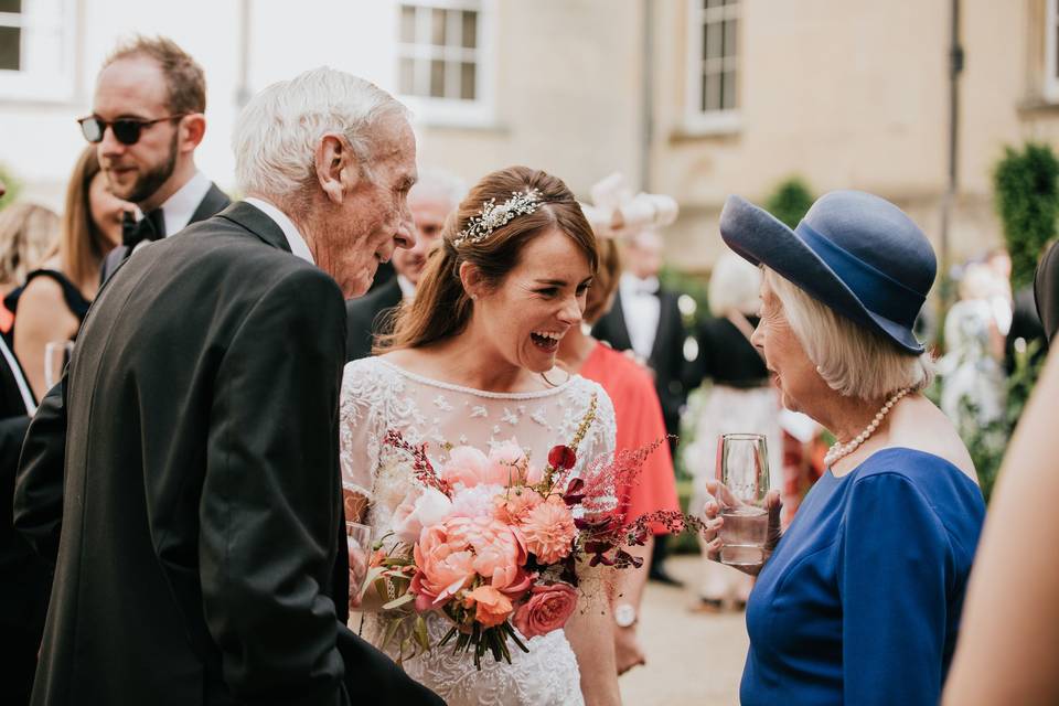 Relaxed wedding photography