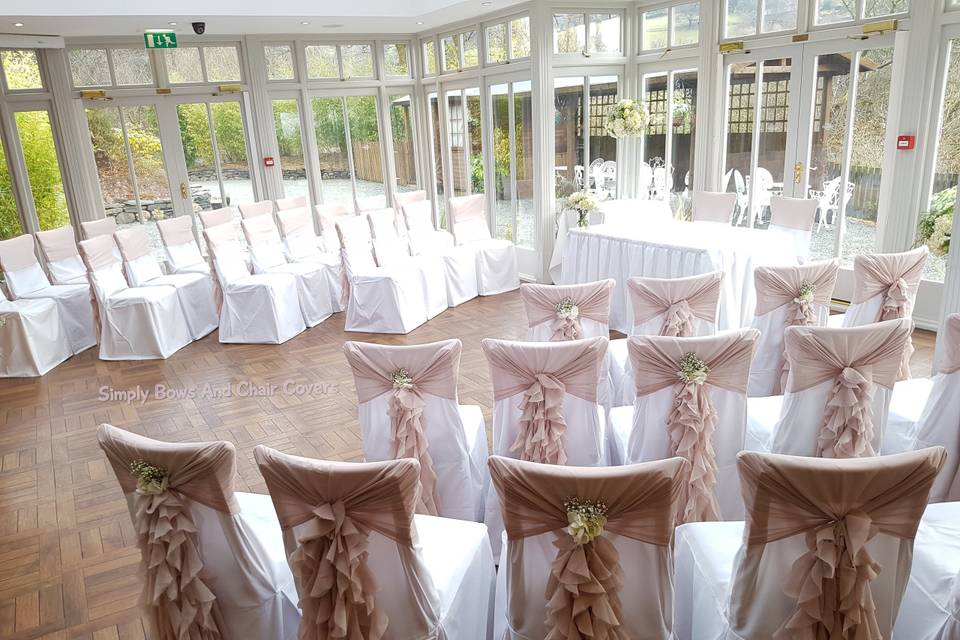 Lodore Falls Weddings Chair Covers