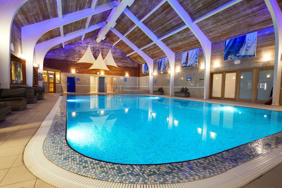 Swimming pool at the spa