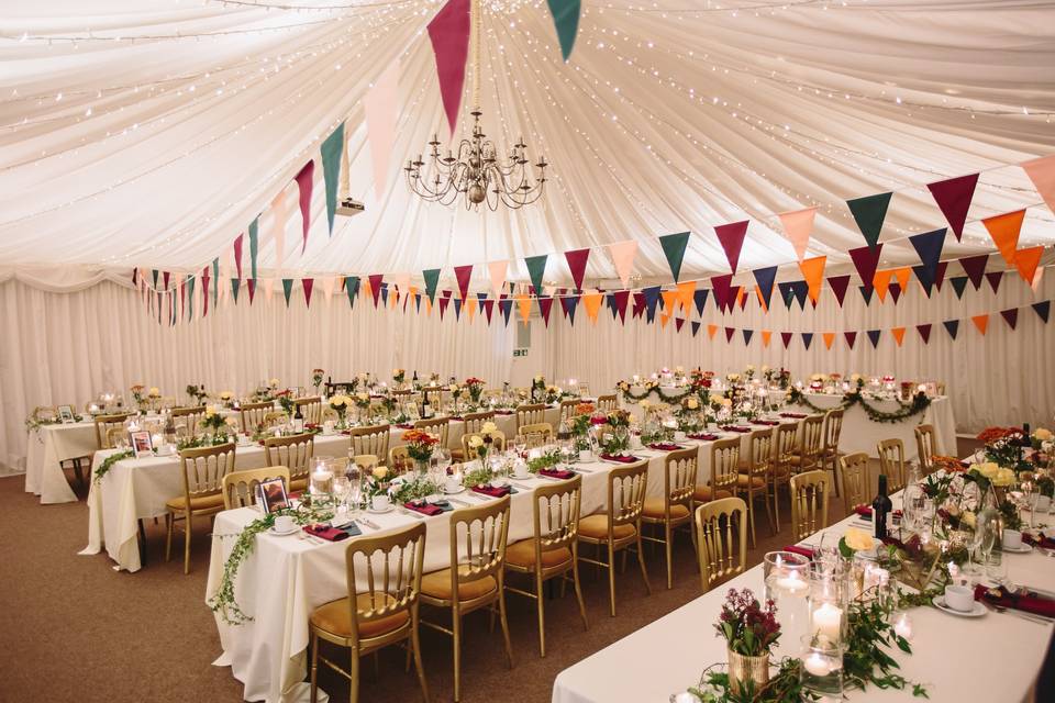 Your colours wedding bunting