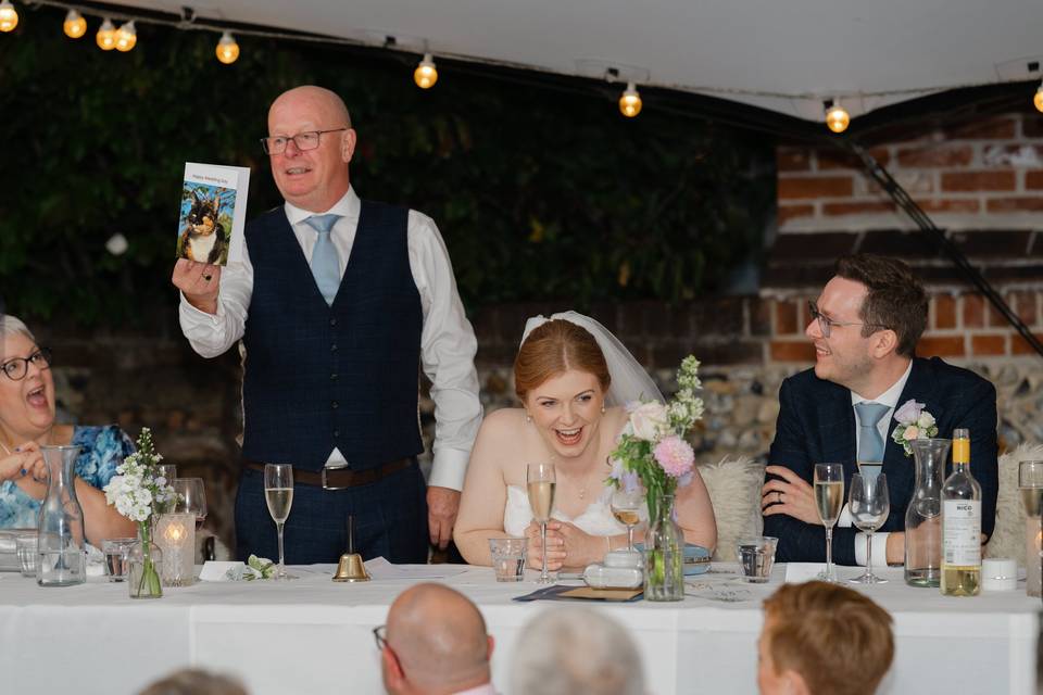 Speeches Wedding Photographer