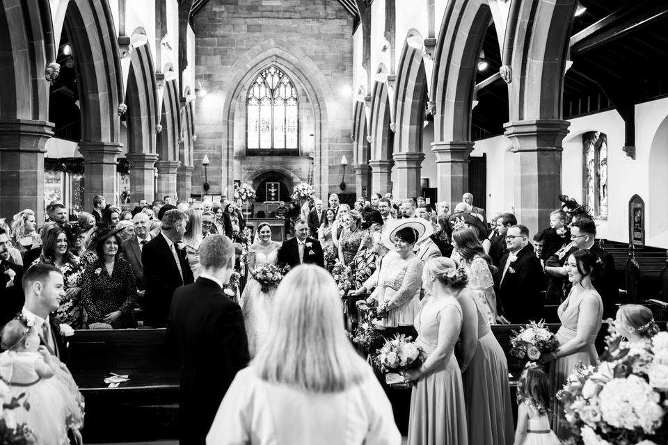 Church in Lymm Wedding