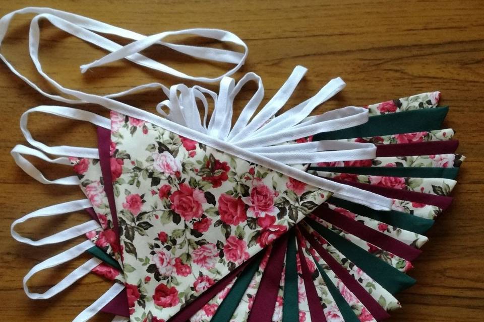 Floral bunting