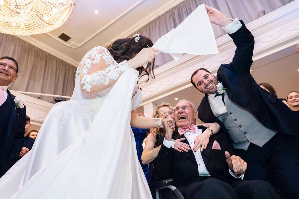 Documentary wedding photograph