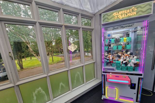 Slippery Salmon Claw Machine hire