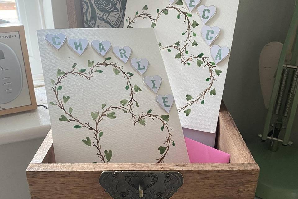 Vow booklets handmade