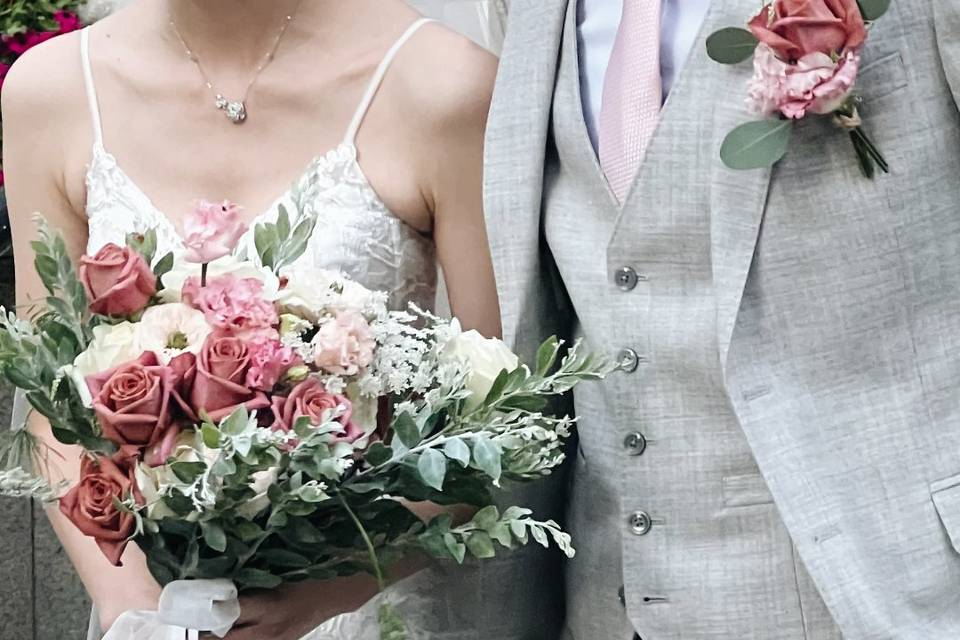 Bridal Bouquet & Buttonhole