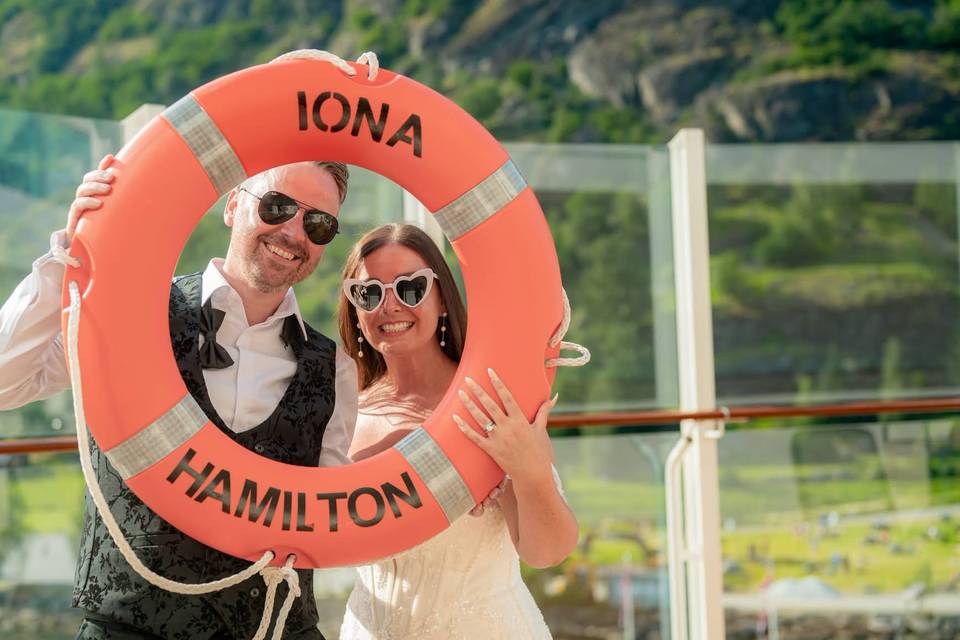 Wedding at sea