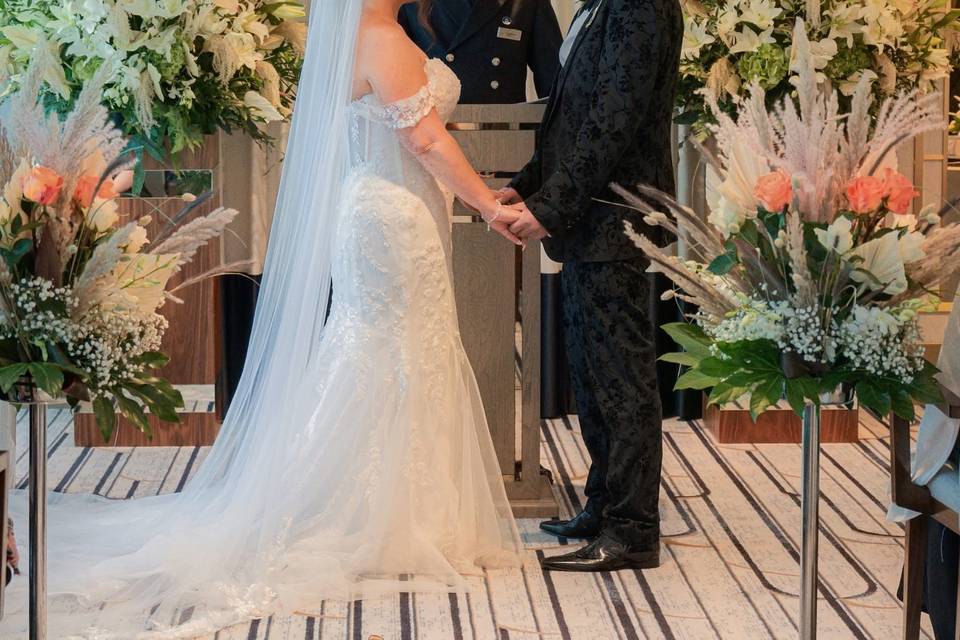 Wedding at sea