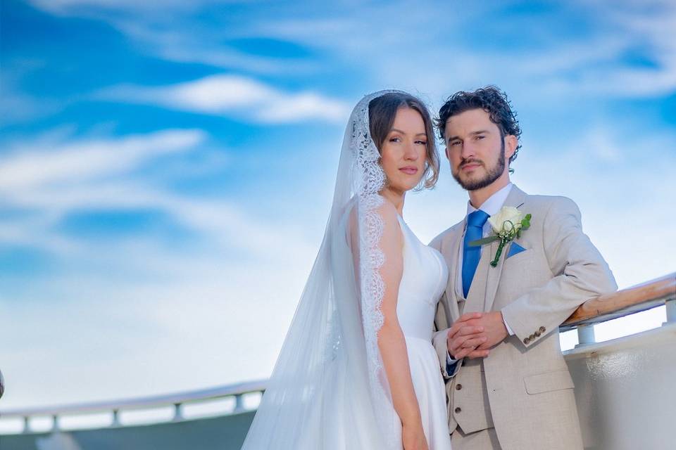 Wedding at sea