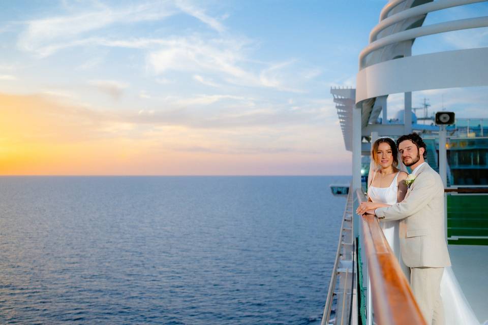 Wedding at sea