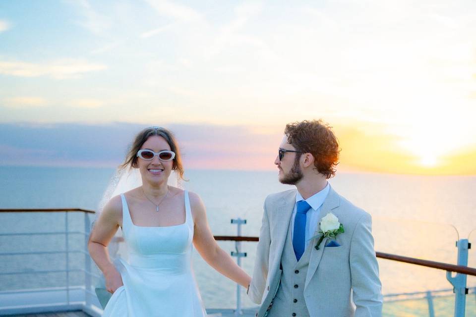 Wedding at sea