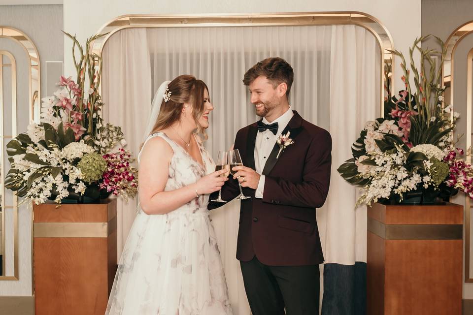 Wedding at sea