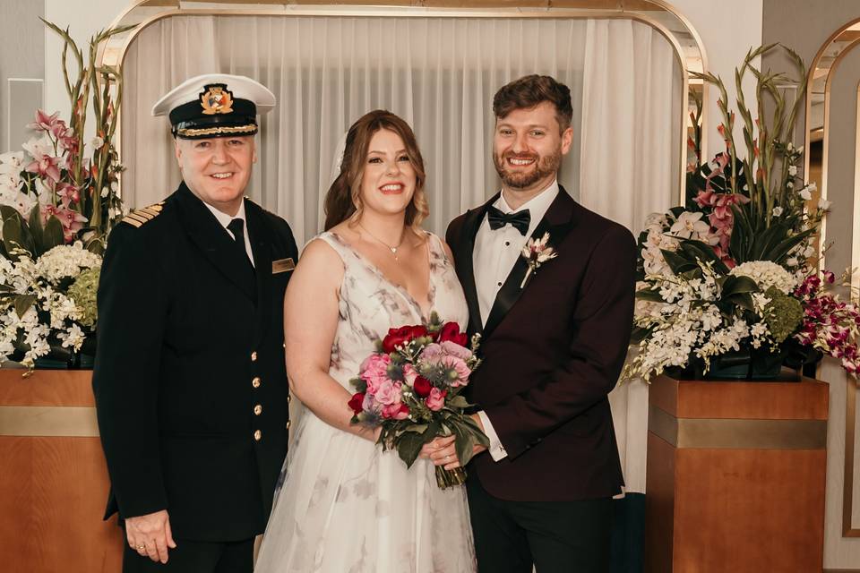 Wedding at sea