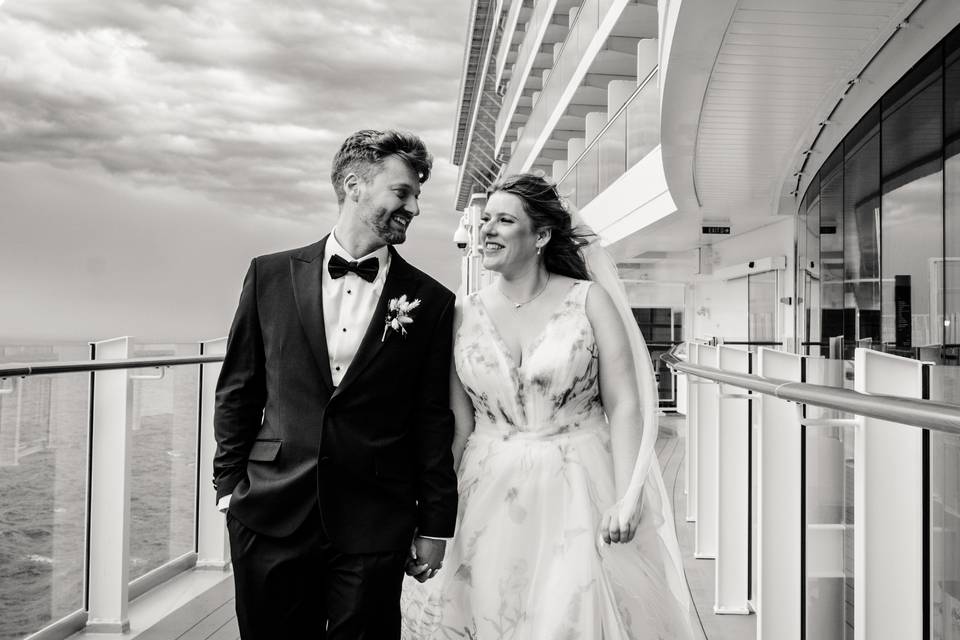 Wedding at sea