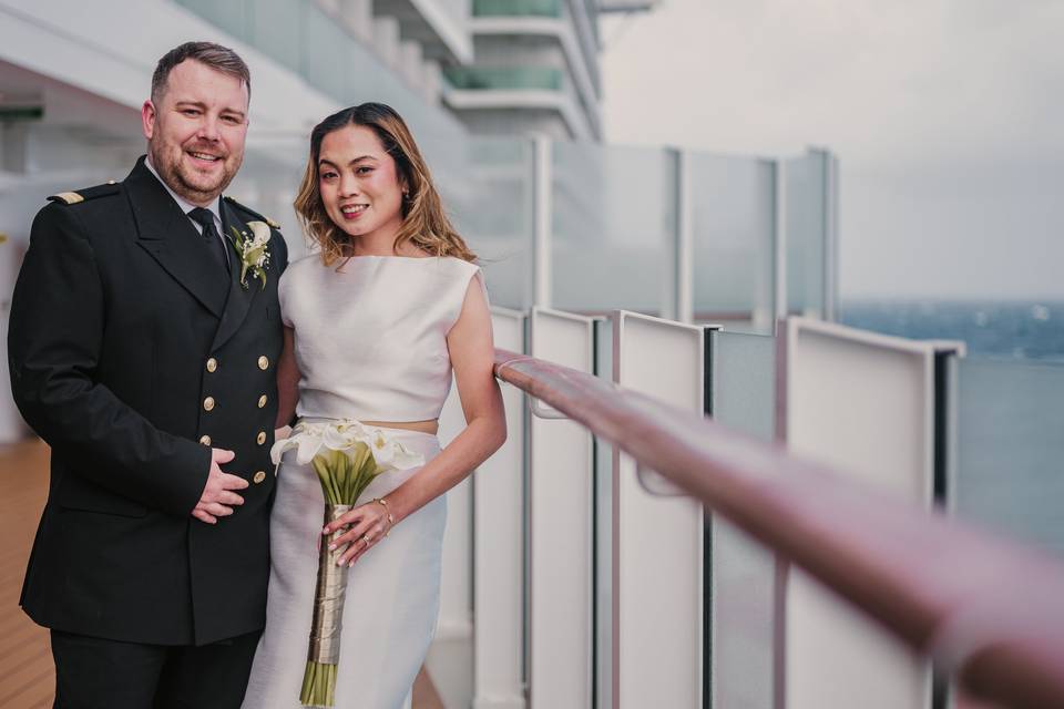 Wedding at sea