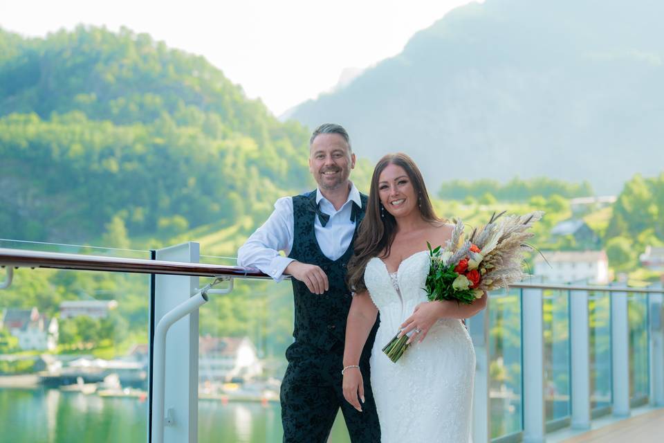 Wedding at sea