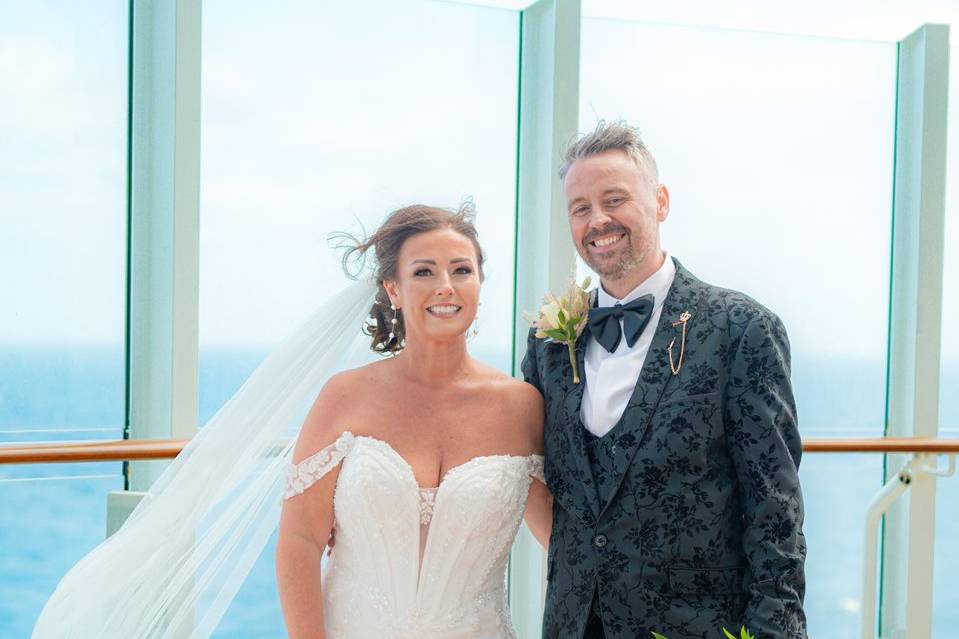 Wedding at sea