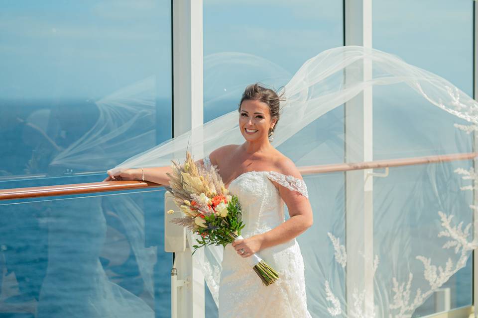 Wedding at sea