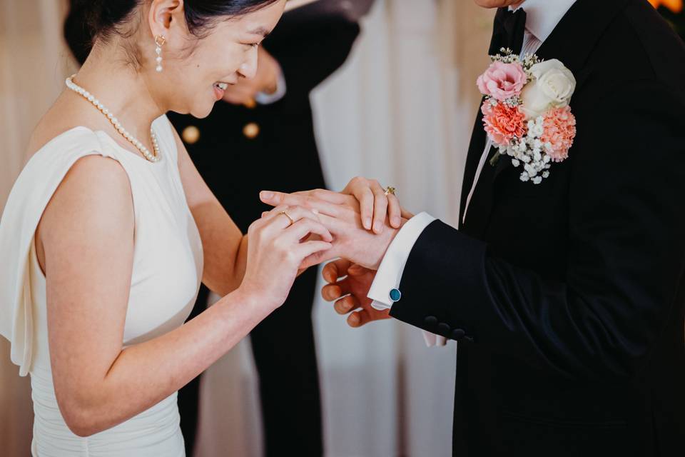 Wedding at sea