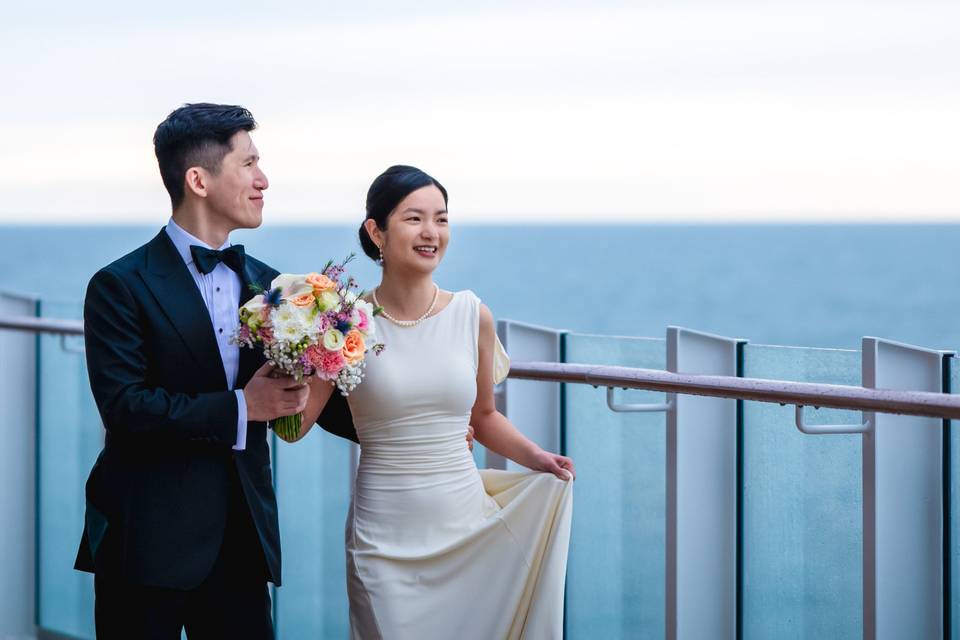 Wedding at sea