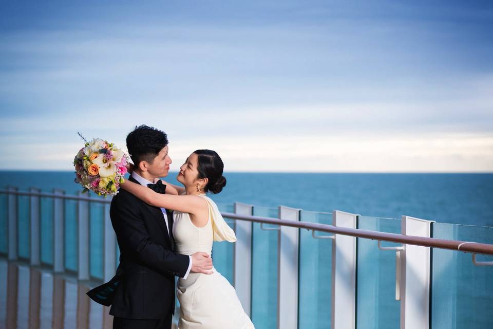 Wedding at sea