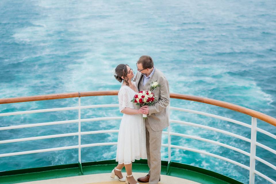 Wedding at sea