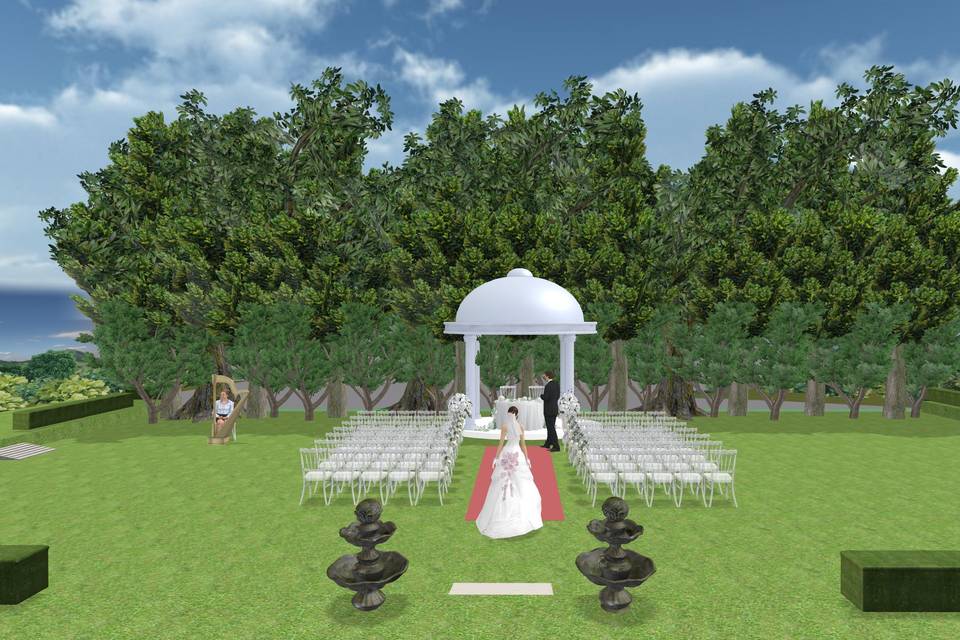 Outdoor ceremony