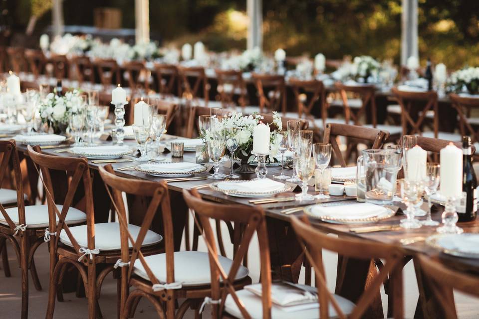 Rustic Banquet Tables