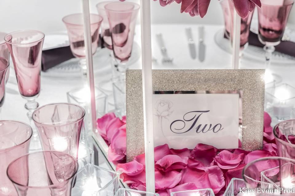 Glam table number