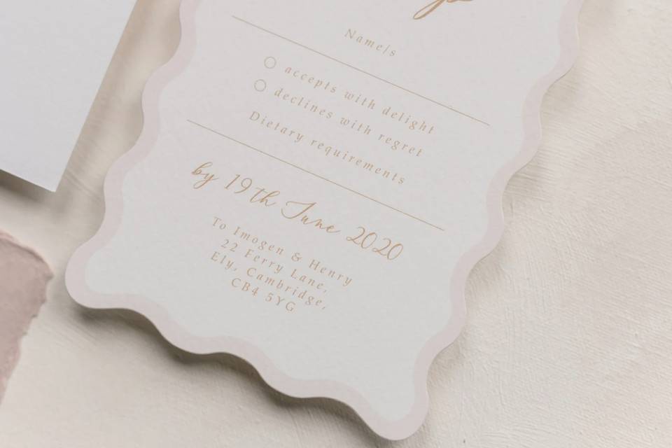 Luxury wedding invitations