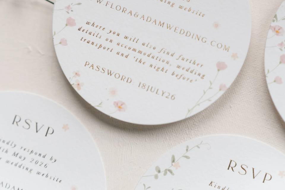 Luxury wedding invitations