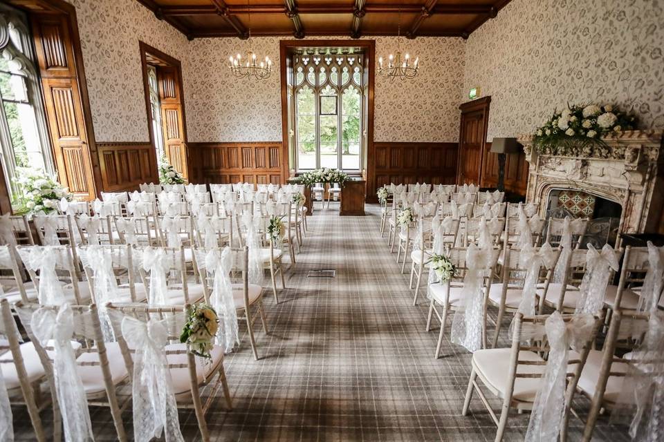 Indoor ceremony space