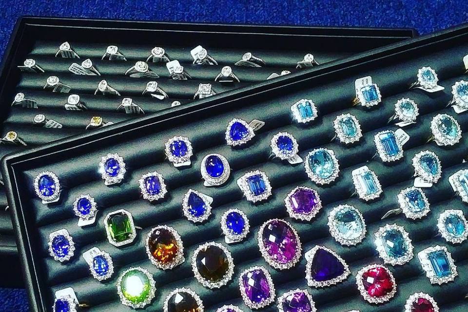 Gemstone rings