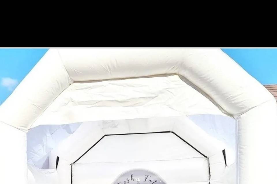 White Bouncy Castle