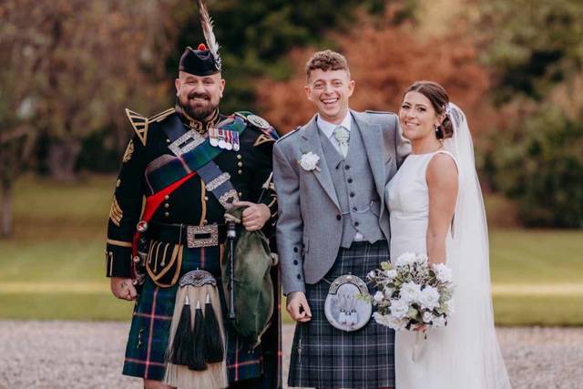 Bagpiper Jason Faulkner