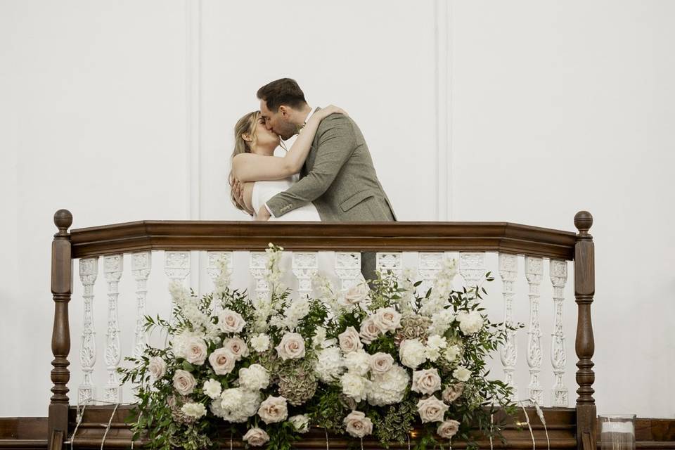 Couple Photo on the Pulpit