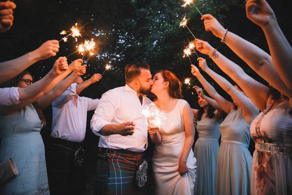 Sparkler tunnel