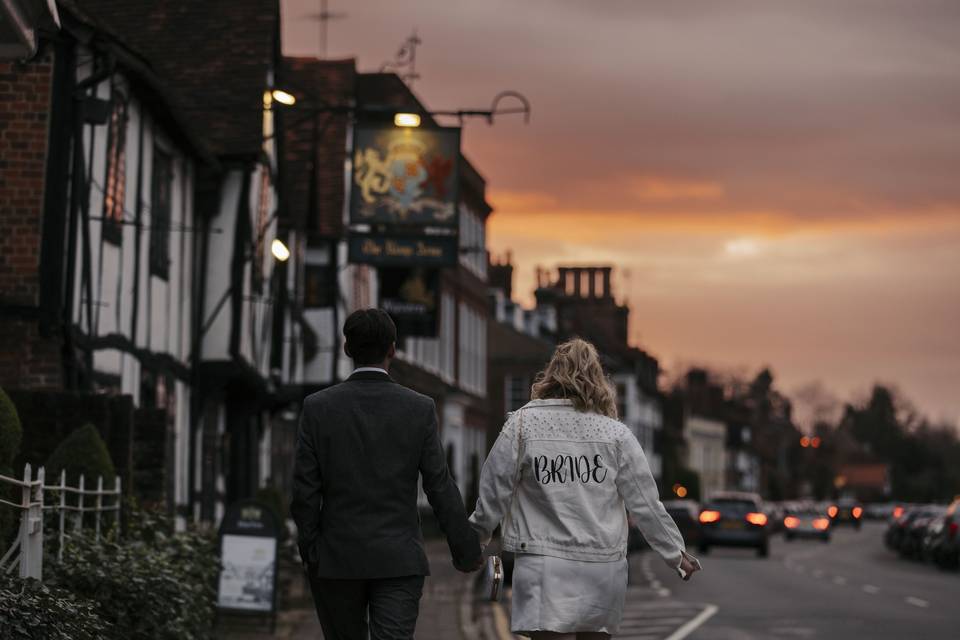 Sunset Couple Photo