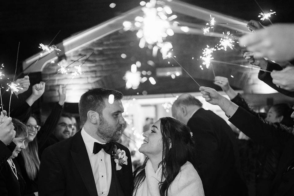 Evening Sparkler Tunnel