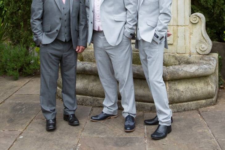 Groom and groomsmen