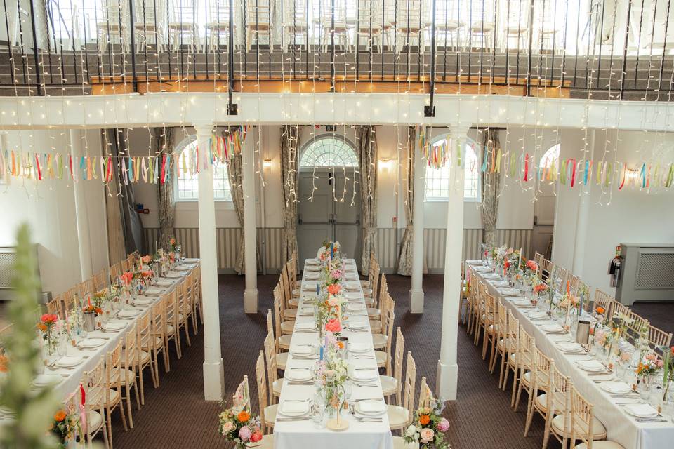 Wedding Breakfast Set Up