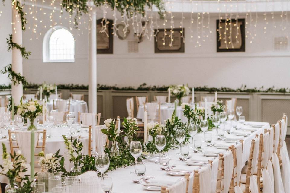 Wedding Breakfast Set Up
