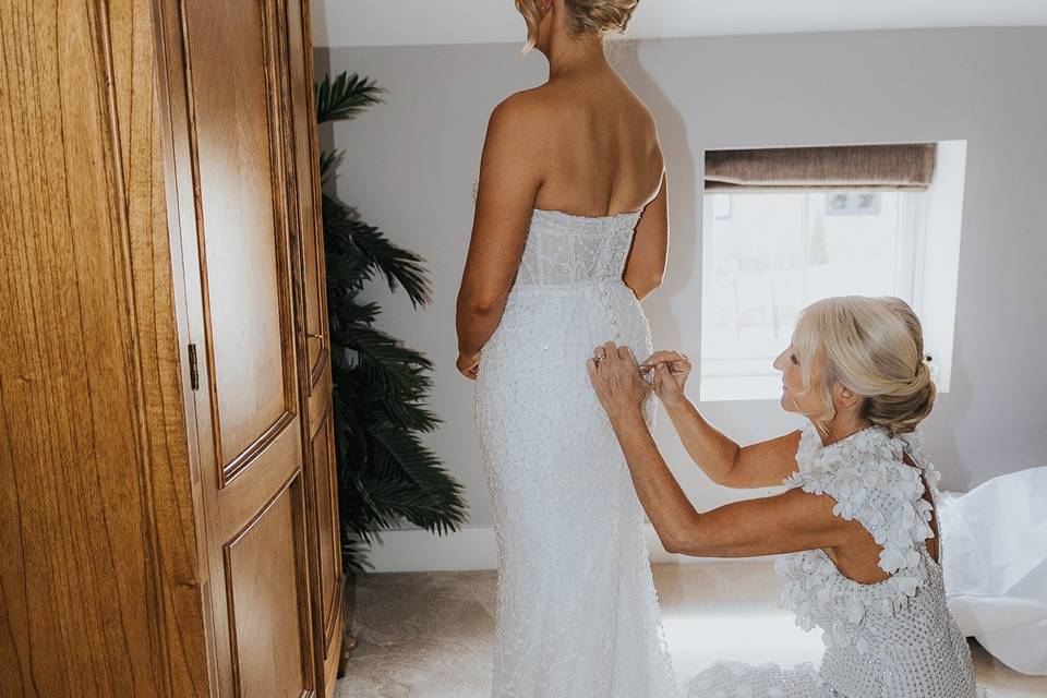 Beautiful Dotty Bride