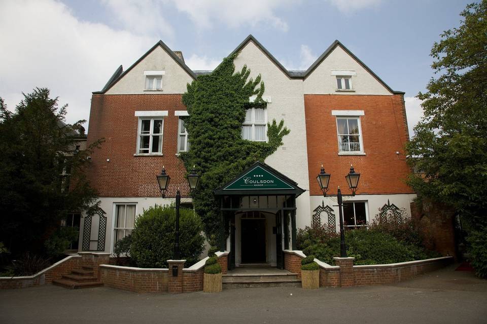 Coulsdon Manor Hotel facade