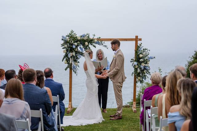 Ceremony on lawn