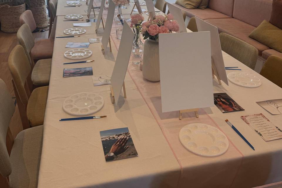 Bridal shower sip & paint