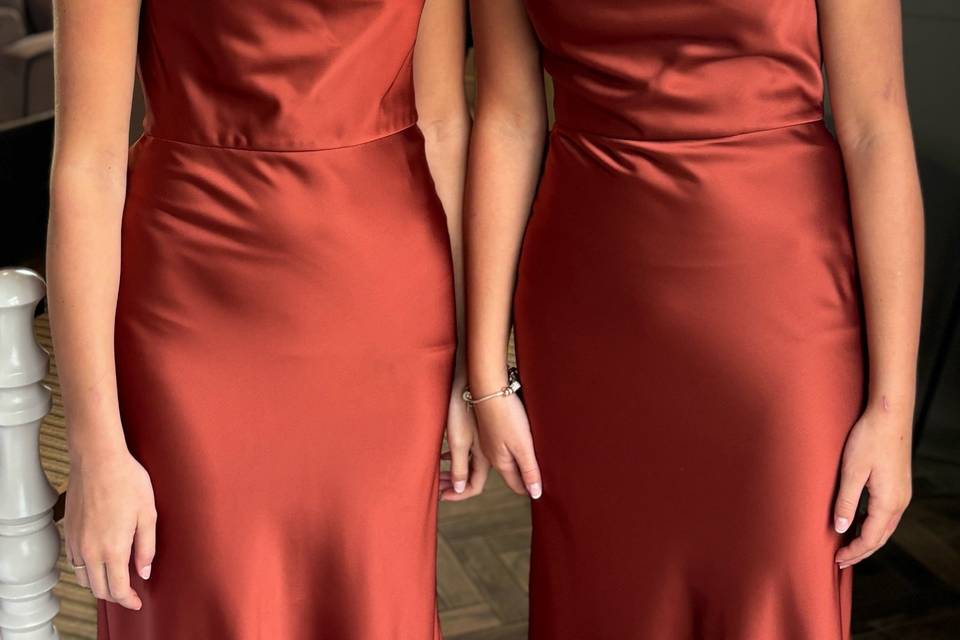 Teen bridesmaids