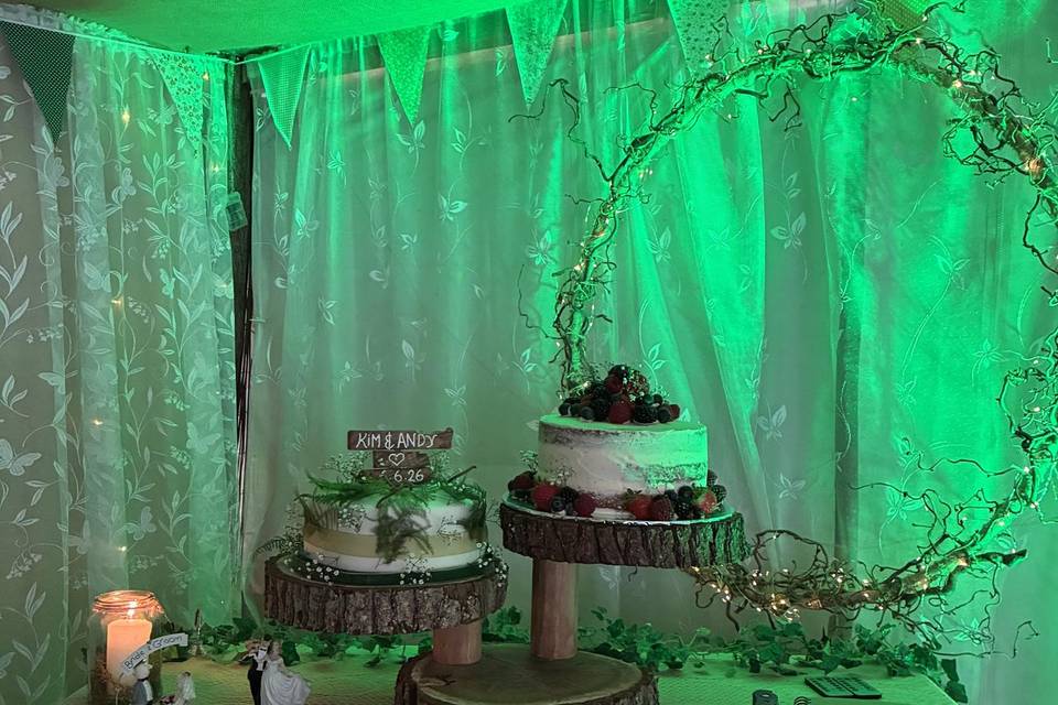 Kim's cake corner.